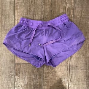 Lululemon purple shorts (LIKE NEW)